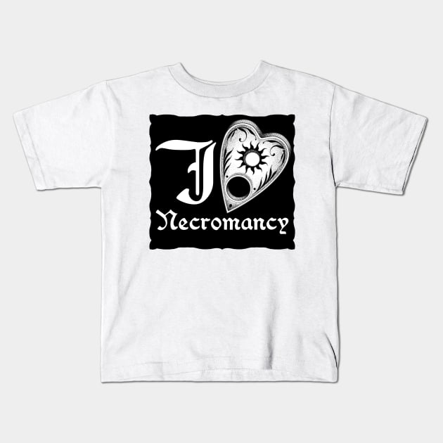 I "Ouija" Necromancy Kids T-Shirt by QAFWarlock